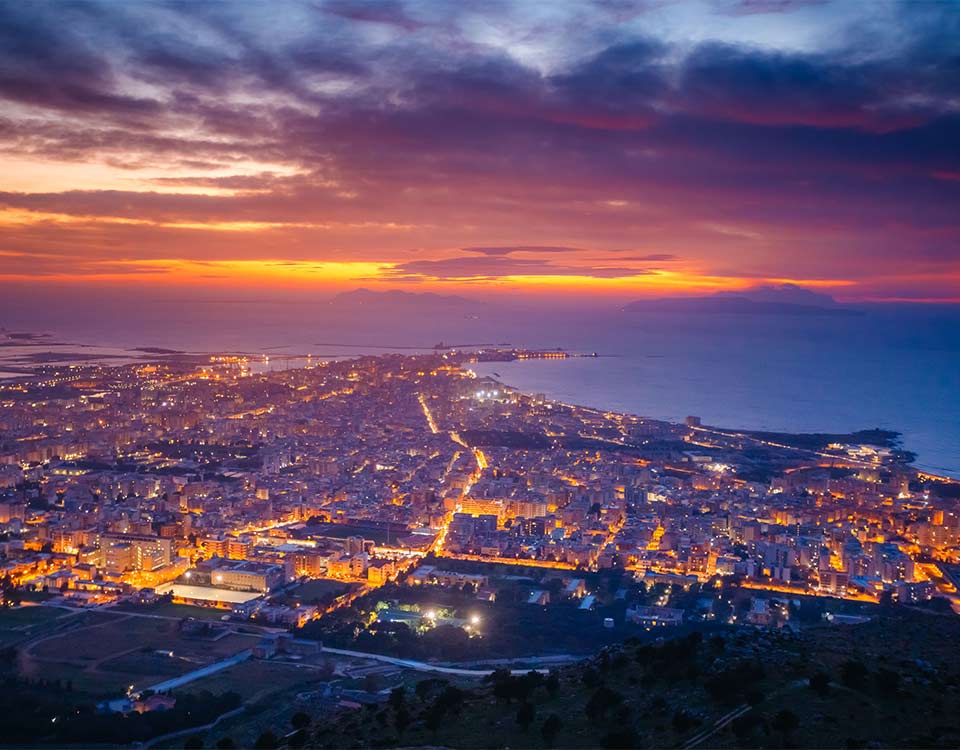 Vista su Trapani - Casa Giafari